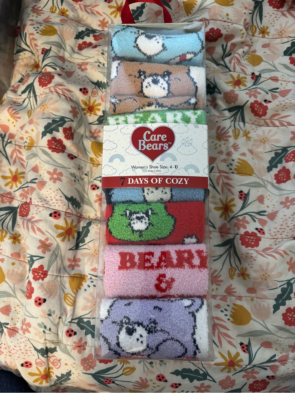 Care Bears Womens Cozy Socks - Multi Color 7 Pair Pack NEW